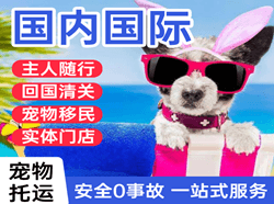 宜昌三峡航空物流国际宠物托运 【国